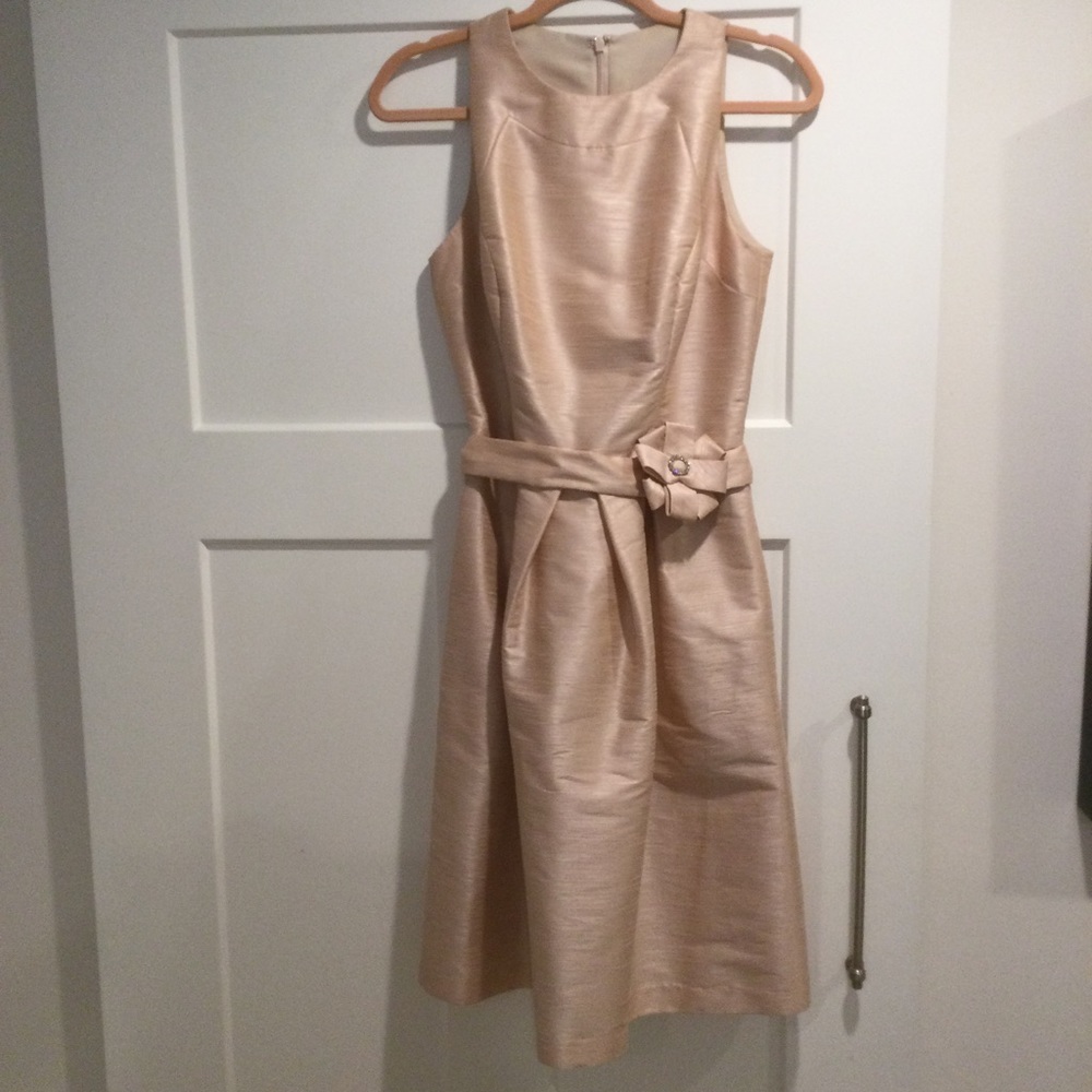 Alfred Sung Pearl Pink Bridesmaid Cocktail Party Dress